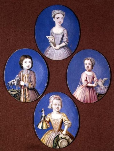Miniature des quatre enfants Whitmore - Paul Peter Lens